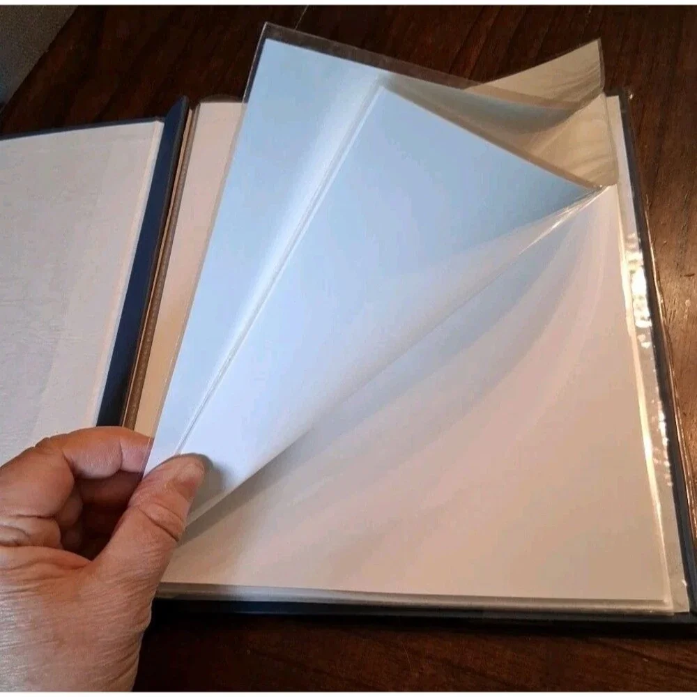 Photo Book Pioneer MB-811P 8-1/2x11 Memory Book Navy Blue 1998 Vintage Plastic